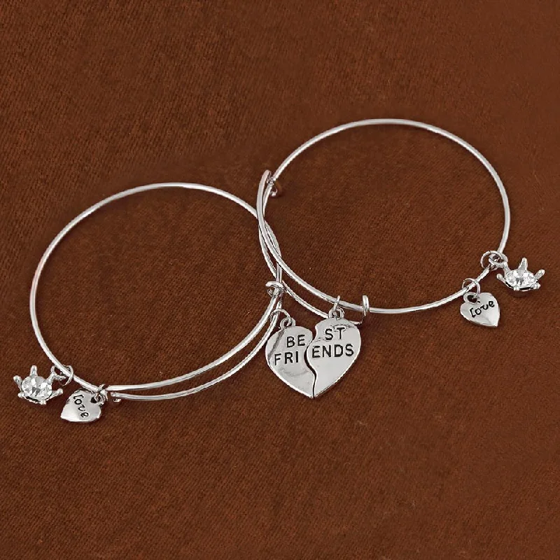 Last Chance To Shop High-End Jewelry At Markdown Prices Mahi Funky Best Friends Love Bracelets - BRCO1100414R Last Chance To Shop High-End Jewelry At Markdown Prices Mahi Funky Best Friends Love Bracelets - BRCO1100414R