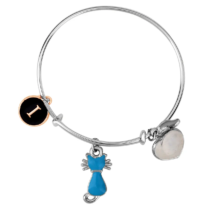 Exclusive Gemstone Jewelry At Special Prices Mahi I Letter & Cat Shaped Enamel Work Charms Kids Bracelets for Kids (BRK1100960M) Exclusive Gemstone Jewelry At Special Prices Mahi I Letter & Cat Shaped Enamel Work Charms Kids Bracelets for Kids (BRK1100960M)