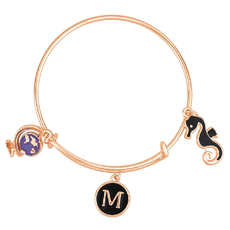 Premium Jewelry Now Available At Special Discounts Mahi M Letter & Sea Horse Shaped Rose Gold Plated Enamel Work Charms Kids Bracelets for Kids (BRK1100979Z) Premium Jewelry Now Available At Special Discounts Mahi M Letter & Sea Horse Shaped Rose Gold Plated Enamel Work Charms Kids Bracelets for Kids (BRK1100979Z)