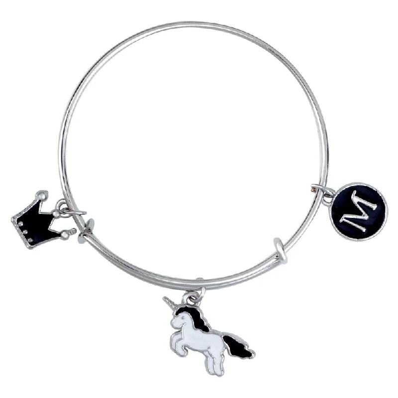Unmissable Jewelry Sale – Shop Before It's Too Late Mahi M Letter Unicorn & King Shaped Rhodium Plated Enamel Work Charms Kids Bracelets for Kids (BRK1100948R) Unmissable Jewelry Sale – Shop Before It's Too Late Mahi M Letter Unicorn & King Shaped Rhodium Plated Enamel Work Charms Kids Bracelets for Kids (BRK1100948R)
