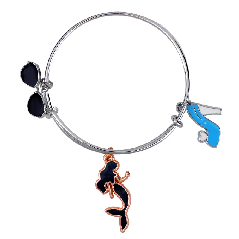 Luxury Jewelry At Unbeatable Discounts Mahi Mermaid Sandal & Sunglass Shaped Enamel Work Charms Kids Bracelets for Girls (BRK1100984M) Luxury Jewelry At Unbeatable Discounts Mahi Mermaid Sandal & Sunglass Shaped Enamel Work Charms Kids Bracelets for Girls (BRK1100984M)