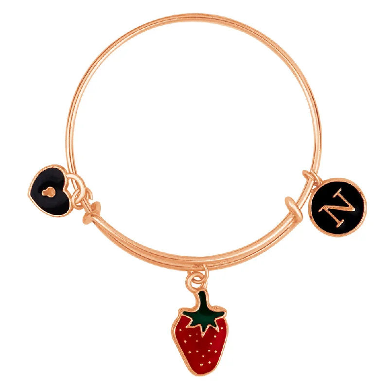 Luxury Meets Affordability – Jewelry Sale Now Live Mahi N Letter Strwabery & Heart Lock Shaped Rose Gold Plated Enamel Work Charms Kids Bracelets for Kids (BRK1100964Z) Luxury Meets Affordability – Jewelry Sale Now Live Mahi N Letter Strwabery & Heart Lock Shaped Rose Gold Plated Enamel Work Charms Kids Bracelets for Kids (BRK1100964Z)