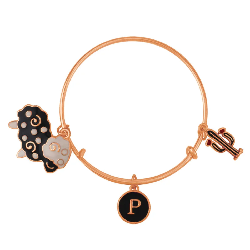 Discounted Jewelry For A Glamorous Look Mahi P Letter Cactus & Ship Shaped Rose Gold Plated Enamel Work Charms Kids Bracelets for Kids (BRK1100972Z) Discounted Jewelry For A Glamorous Look Mahi P Letter Cactus & Ship Shaped Rose Gold Plated Enamel Work Charms Kids Bracelets for Kids (BRK1100972Z)