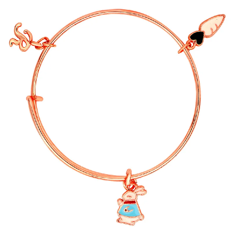 Don't Miss Out On Bestselling Jewelry At Special Prices Mahi R Letter Raddish & Rabit Shaped Enamel Work Charm Bracelet with Rose Gold Plated for Kids (BRK1100868Z) Don't Miss Out On Bestselling Jewelry At Special Prices Mahi R Letter Raddish & Rabit Shaped Enamel Work Charm Bracelet with Rose Gold Plated for Kids (BRK1100868Z)