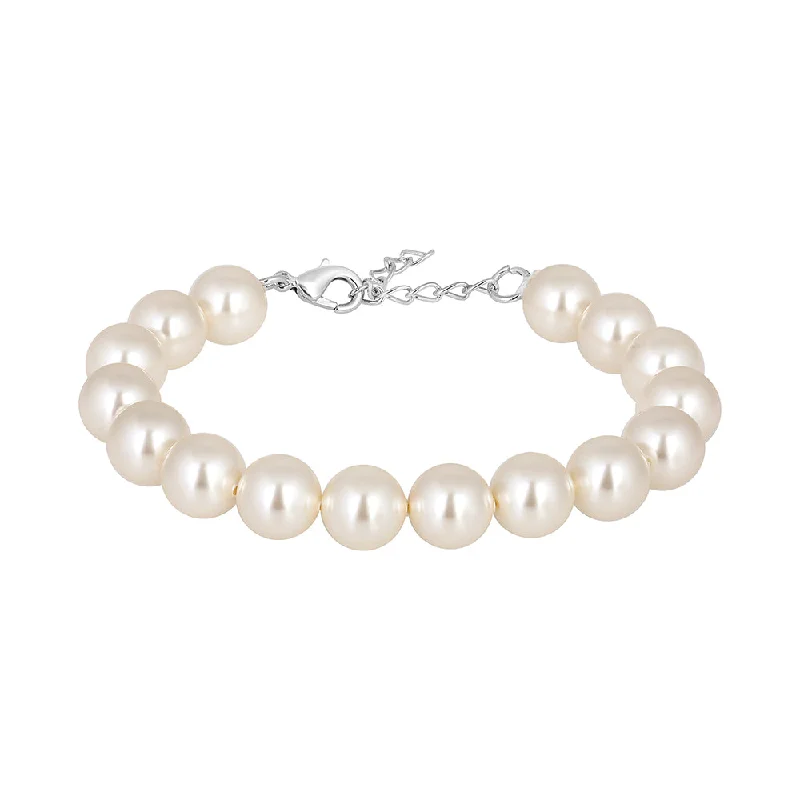 Sparkle For Less – Shop Jewelry Deals Now Mahi Rhodium Plated Adjustable Bracelet Made with White Swarovski Pearls for Women (BR1104601RWhi) Sparkle For Less – Shop Jewelry Deals Now Mahi Rhodium Plated Adjustable Bracelet Made with White Swarovski Pearls for Women (BR1104601RWhi)