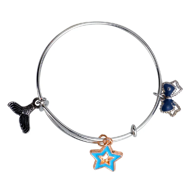 Unique Jewelry For Less – Shop The Sale Now Mahi Rhodium Plated Star & Boo Shaped Enamel Work Charms Kids Bracelets for Girls (BRK1100931M) Unique Jewelry For Less – Shop The Sale Now Mahi Rhodium Plated Star & Boo Shaped Enamel Work Charms Kids Bracelets for Girls (BRK1100931M)
