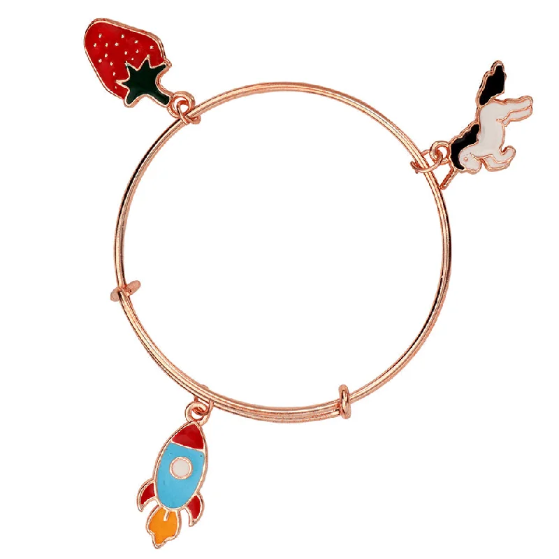 Exclusive Jewelry Discounts – Shop Now For Savings Mahi Rocket, Strawbery and Shaped unicorn Colorful Enamel Work Charms Rose Gold Bracelets for Girls (BRK1100811Z) Exclusive Jewelry Discounts – Shop Now For Savings Mahi Rocket, Strawbery and Shaped unicorn Colorful Enamel Work Charms Rose Gold Bracelets for Girls (BRK1100811Z)