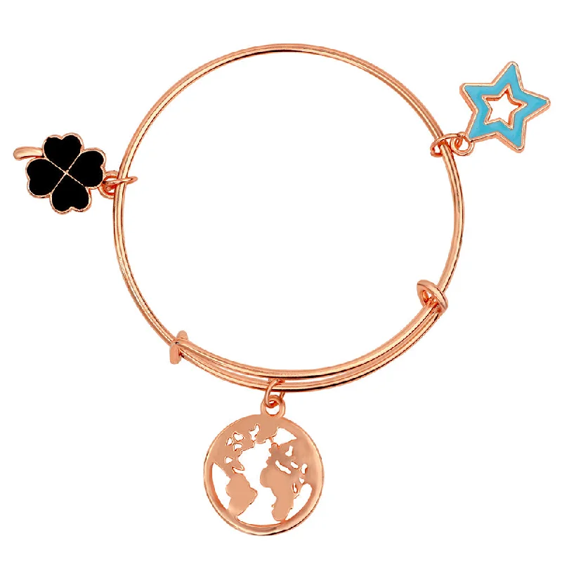 Special Offers On Handcrafted And Designer Jewelry Mahi Rose Gold Plated Flower & Star Shaped Colorful Enamel Work Kids Bracelets for Girls (BRK1100820Z) Special Offers On Handcrafted And Designer Jewelry Mahi Rose Gold Plated Flower & Star Shaped Colorful Enamel Work Kids Bracelets for Girls (BRK1100820Z)