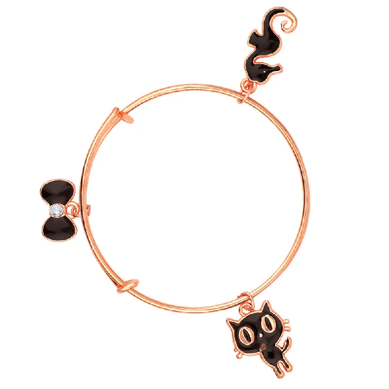 Bohemian-Inspired Jewelry For Free-Spirited Fashion Mahi Sea Horse Cat & Boo Shaped Rose Gold Plated Charm Bracelet for Kids (BRK1100835Z) Bohemian-Inspired Jewelry For Free-Spirited Fashion Mahi Sea Horse Cat & Boo Shaped Rose Gold Plated Charm Bracelet for Kids (BRK1100835Z)