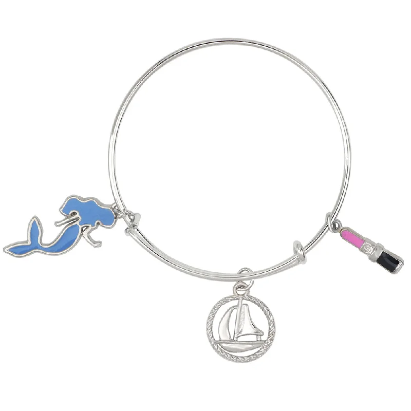 Best Jewelry Sale Prices – Limited-Time Offer Mahi Ship & Mermaid Shaped Enamel Work Charm Bracelet with Rhodium Plated for Kids (BRK1100897R) Best Jewelry Sale Prices – Limited-Time Offer Mahi Ship & Mermaid Shaped Enamel Work Charm Bracelet with Rhodium Plated for Kids (BRK1100897R)