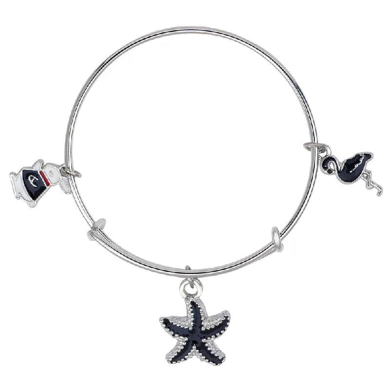 Premium Diamond Jewelry At Once-In-A-Lifetime Discounts Mahi Starfish, Swan & Rabit Shaped Enamel Work Charm Bracelet with Rhodium Plated for Girls (BRK1100880R) Premium Diamond Jewelry At Once-In-A-Lifetime Discounts Mahi Starfish, Swan & Rabit Shaped Enamel Work Charm Bracelet with Rhodium Plated for Girls (BRK1100880R)