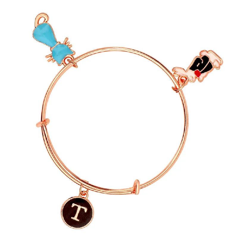 Unique Jewelry Designs Now At Discounted Rates Mahi T Letter Cat and Rabit Shaped Colorful Enamel Work Charms Kids Bracelets (BRK1100812Z) Unique Jewelry Designs Now At Discounted Rates Mahi T Letter Cat and Rabit Shaped Colorful Enamel Work Charms Kids Bracelets (BRK1100812Z)