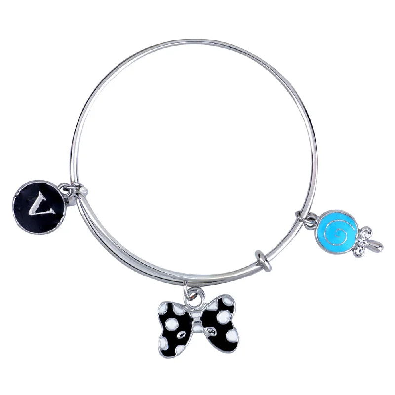 Save On Luxury Jewelry Pieces – Limited-Time Offers Mahi V Letter & Boo Shaped Rhodium Plated Enamel Work Charms Kids Bracelets for Kids (BRK1100939R) Save On Luxury Jewelry Pieces – Limited-Time Offers Mahi V Letter & Boo Shaped Rhodium Plated Enamel Work Charms Kids Bracelets for Kids (BRK1100939R)