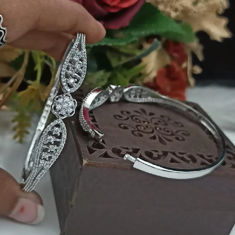 Beautiful Jewelry, Breathtaking Discounts – Hurry In Manisha Jewelley Silver Plated AD Stone Bracelet Beautiful Jewelry, Breathtaking Discounts – Hurry In Manisha Jewelley Silver Plated AD Stone Bracelet