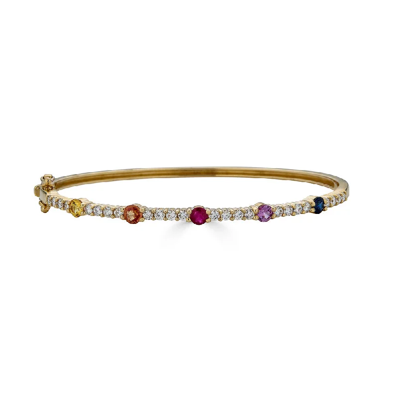 Stunning Jewelry At Even More Stunning Prices Multicolor Sapphire Bangle