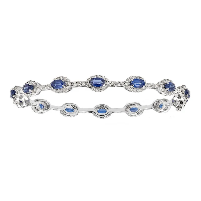 High-Quality Jewelry At A Fraction Of The Cost Olivia Kyanite White Gold Bangle
