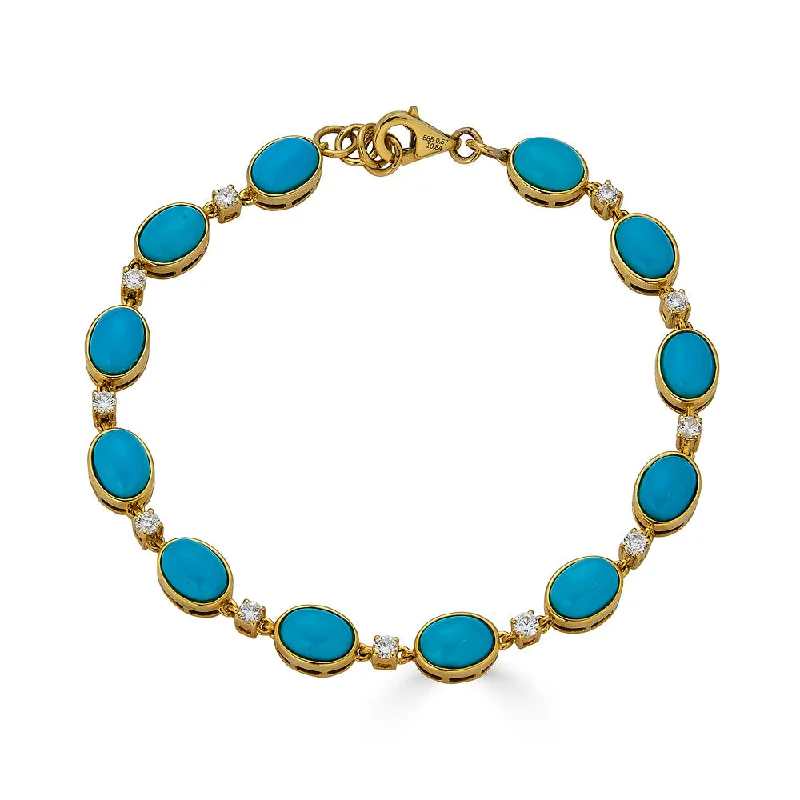 Dazzling Deals On Necklaces, Bracelets, And More Oval Turquoise tennis Bracelet
