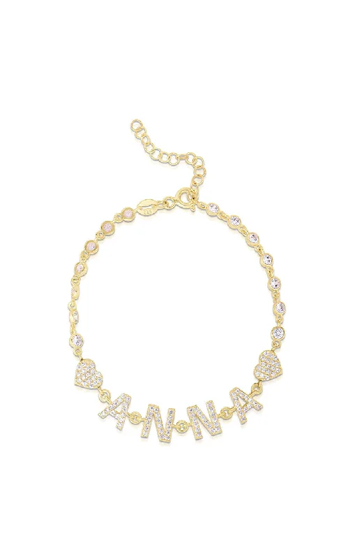 Holiday Jewelry Sale – Perfect Gifts At The Best Prices Pavé Block Name Bracelet