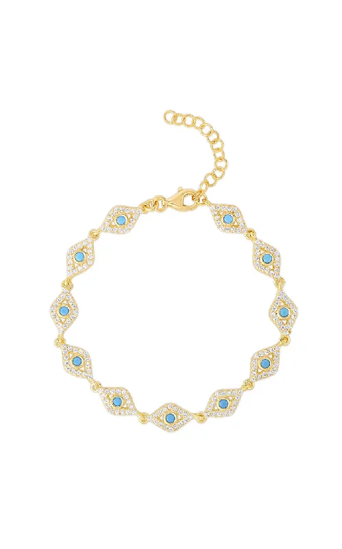 Limited-Stock Jewelry Clearance – Grab Your Favorites Now Pavé Evil Eye Bracelet