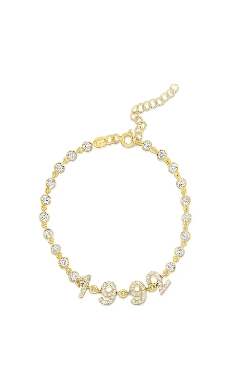 Bestselling Jewelry Now On Sale – Elevate Your Look Pavé Number Date Bracelet