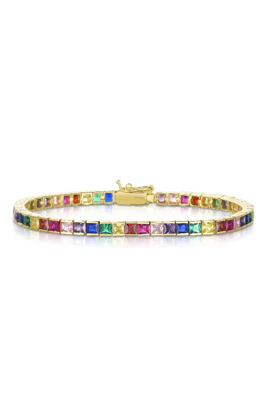 Luxury Jewelry At Unbeatable Discounts Princess Cut Tennis Bracelet