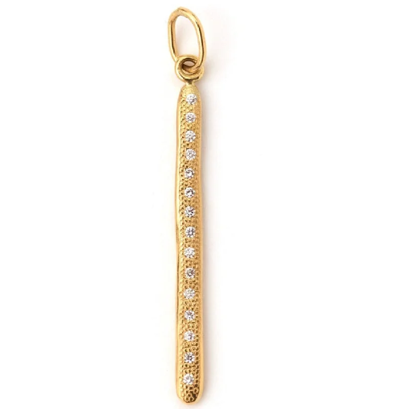 Timeless Elegance At Unbelievable Discounts Stardust Stick Charm - 18k Gold + Diamonds Timeless Elegance At Unbelievable Discounts Stardust Stick Charm - 18k Gold + Diamonds