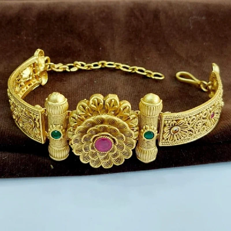 Grab Your Favorite Jewelry At The Lowest Prices Tip Top Jew Ahmedabad Copper Micro Plated Rubby & Green Stone Bracelet Grab Your Favorite Jewelry At The Lowest Prices Tip Top Jew Ahmedabad Copper Micro Plated Rubby & Green Stone Bracelet
