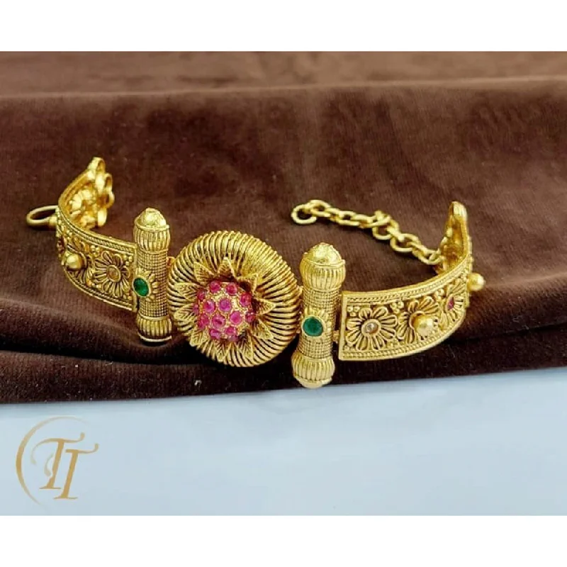 Handcrafted Jewelry Sale – Unique Designs At Low Prices Tip Top Jew Ahmedabad Copper Micro Plated Rubby & Green Stone Bracelet Handcrafted Jewelry Sale – Unique Designs At Low Prices Tip Top Jew Ahmedabad Copper Micro Plated Rubby & Green Stone Bracelet