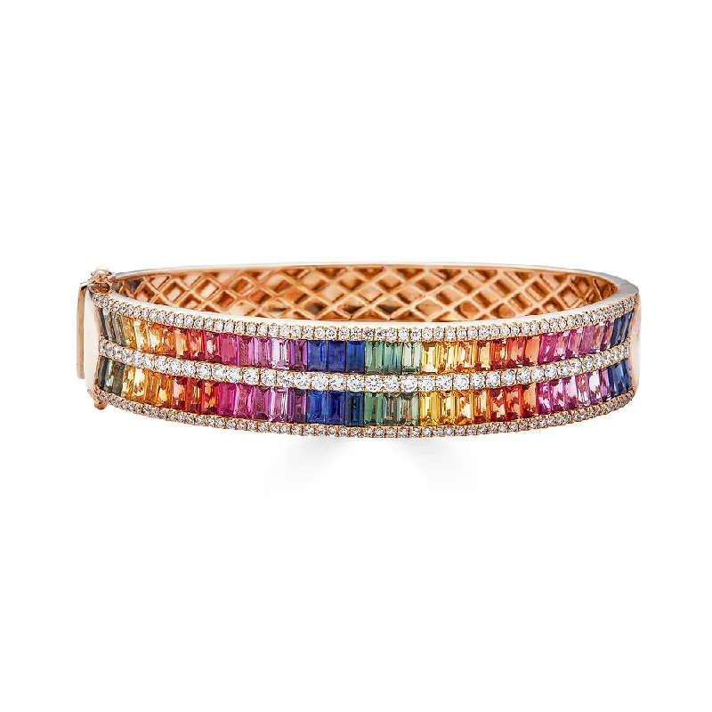 Holiday Jewelry Sale – Perfect Gifts At The Best Prices Two Row Rainbow Bangle