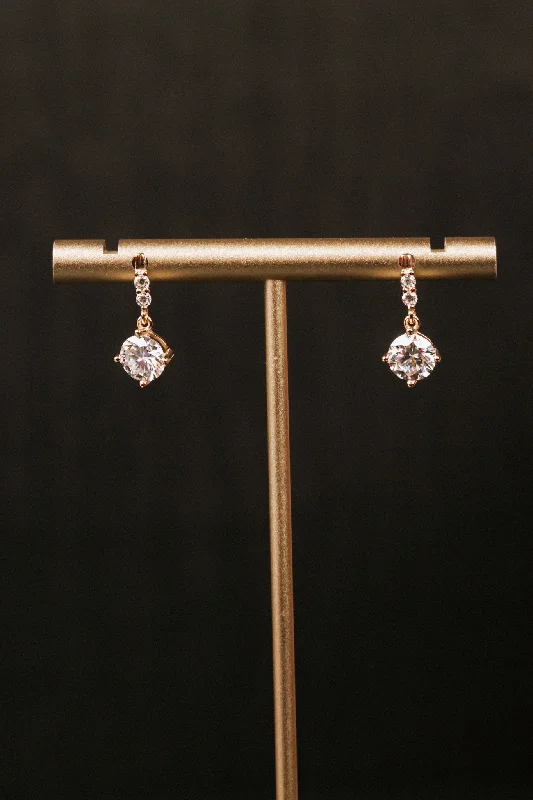 Handcrafted Jewelry Sale – Unique Designs At Low Prices 1 carat Rose Gold Moissanite Earrings Handcrafted Jewelry Sale – Unique Designs At Low Prices 1 carat Rose Gold Moissanite Earrings