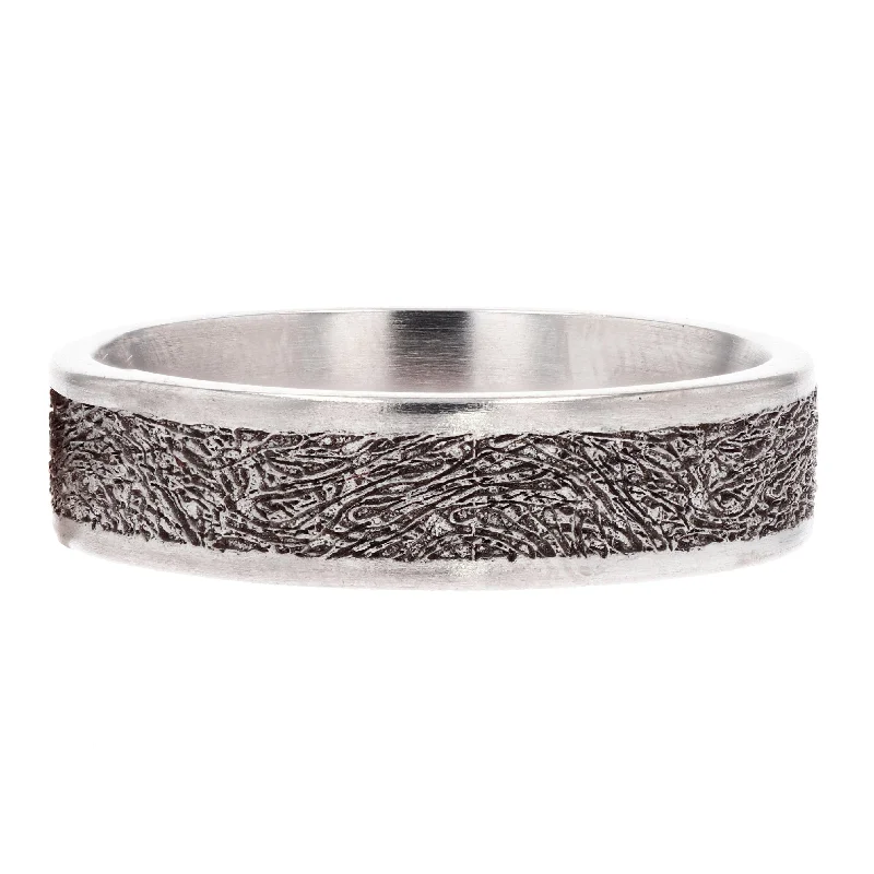 Shine Without Limits – Jewelry Sale Happening Now Gold Etched Center Men's Band