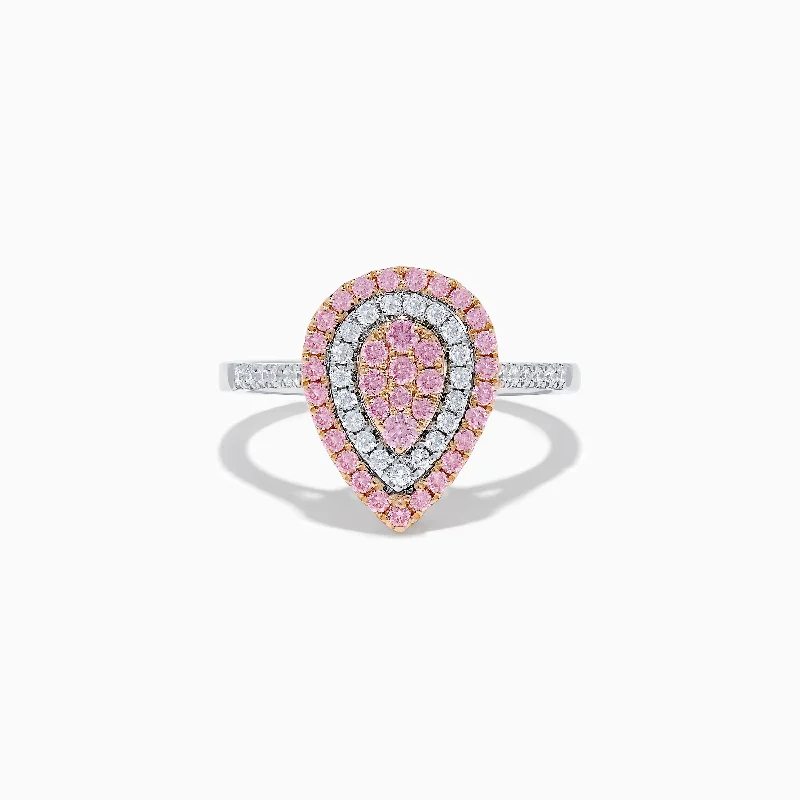 Fashion-Forward Jewelry At Exclusive Discounts 14K Two Tone Pink and White DiamondRing Fashion-Forward Jewelry At Exclusive Discounts 14K Two Tone Pink and White DiamondRing