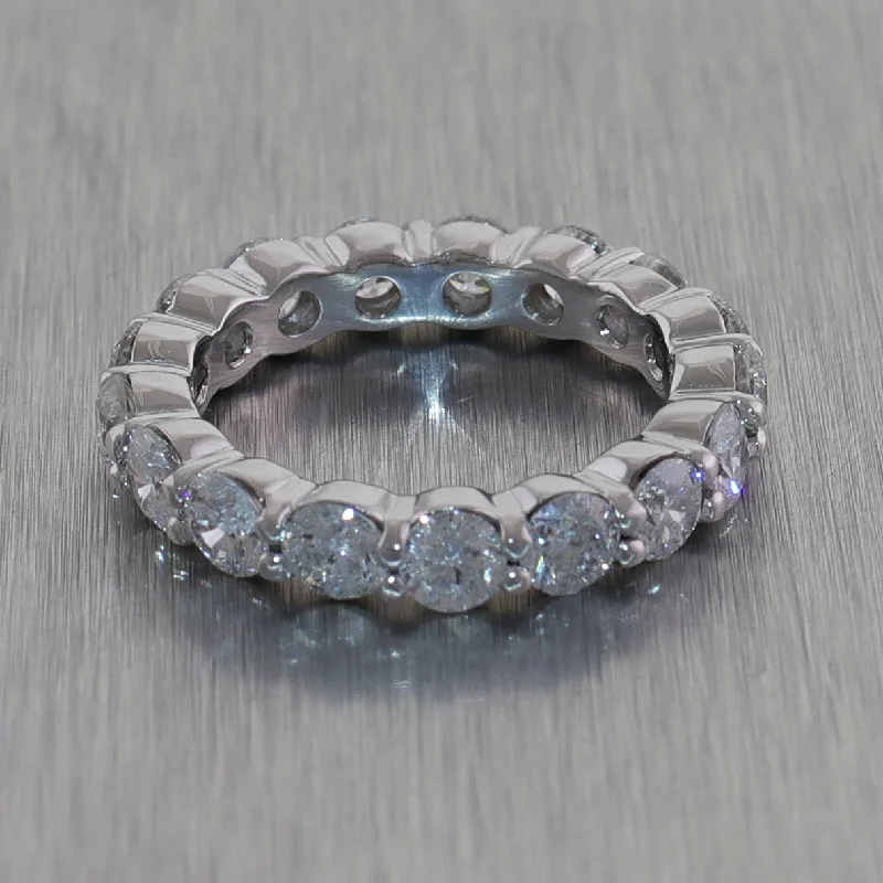 Elegant Necklaces And Bracelets At Limited-Time Offers 14k White Gold 3.50ctw Round Cut Diamond Eternity Wedding Band Ring Elegant Necklaces And Bracelets At Limited-Time Offers 14k White Gold 3.50ctw Round Cut Diamond Eternity Wedding Band Ring