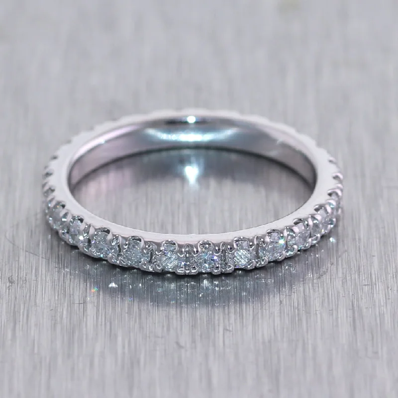 Everyday Jewelry Essentials Now On Sale 14k White Gold 1ctw Round Cut Diamond Eternity Band Ring Everyday Jewelry Essentials Now On Sale 14k White Gold 1ctw Round Cut Diamond Eternity Band Ring