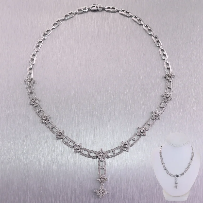 Affordable Elegance – Premium Jewelry At Special Prices 14k White Gold 2.50ctw Diamond 16" Bridal Necklace Affordable Elegance – Premium Jewelry At Special Prices 14k White Gold 2.50ctw Diamond 16" Bridal Necklace