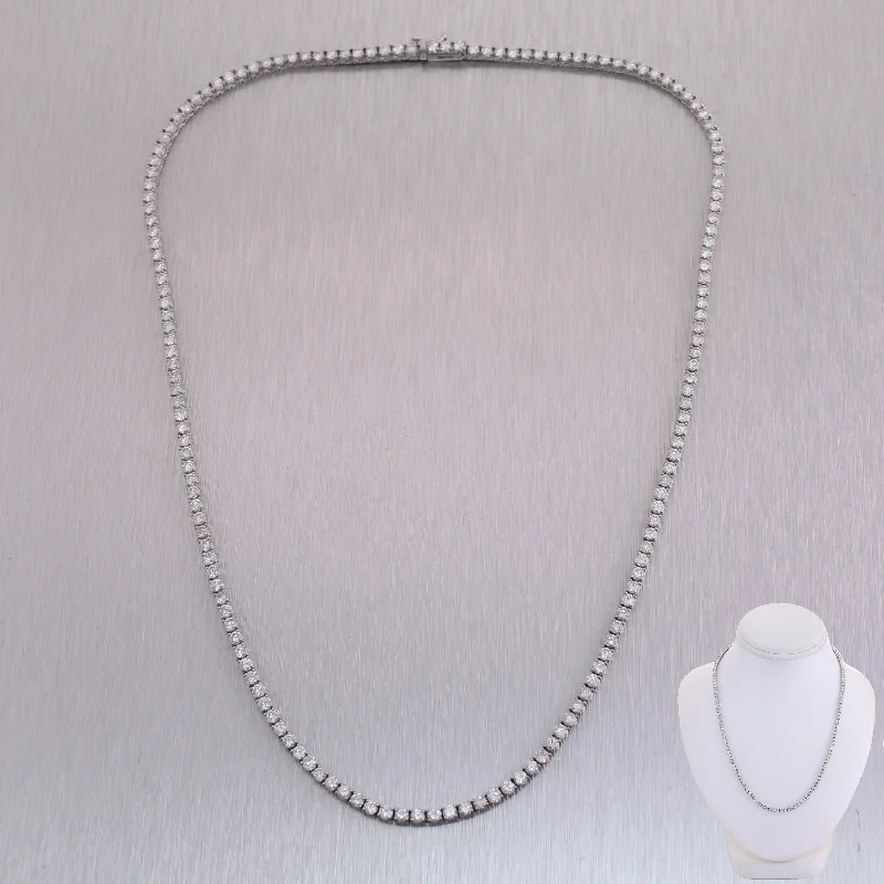 Don't Miss Out On Bestselling Jewelry At Special Prices 14k White Gold 8.12ctw Diamond Tennis 17" Necklace Don't Miss Out On Bestselling Jewelry At Special Prices 14k White Gold 8.12ctw Diamond Tennis 17" Necklace