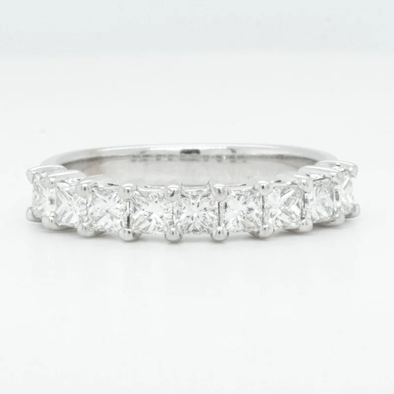 Don't Miss Out – Shop Elegant Jewelry For Less 14k White Gold Princess Diamond 9 Stone Wedding Band 1.40ctw G VS2 Ring Size 7.5 Don't Miss Out – Shop Elegant Jewelry For Less 14k White Gold Princess Diamond 9 Stone Wedding Band 1.40ctw G VS2 Ring Size 7.5
