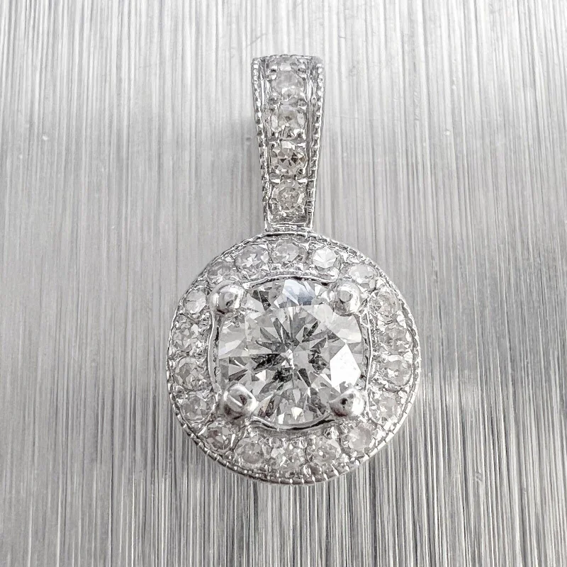 Jewelry Sale – Exclusive Styles At Lower Prices 14k White Gold Round Diamond Halo Pendant 0.25ctw 0.7g SMALL Jewelry Sale – Exclusive Styles At Lower Prices 14k White Gold Round Diamond Halo Pendant 0.25ctw 0.7g SMALL