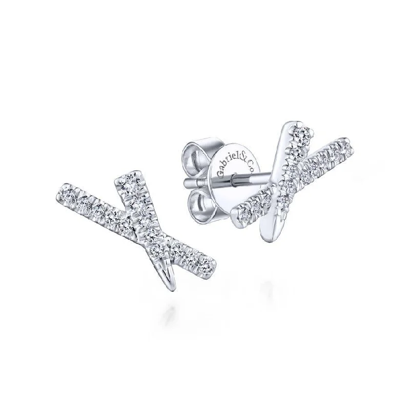 Jewelry Flash Sale – Stylish Designs At Unbeatable Rates 14K White Gold Tapered X Diamond Stud Earrings Jewelry Flash Sale – Stylish Designs At Unbeatable Rates 14K White Gold Tapered X Diamond Stud Earrings
