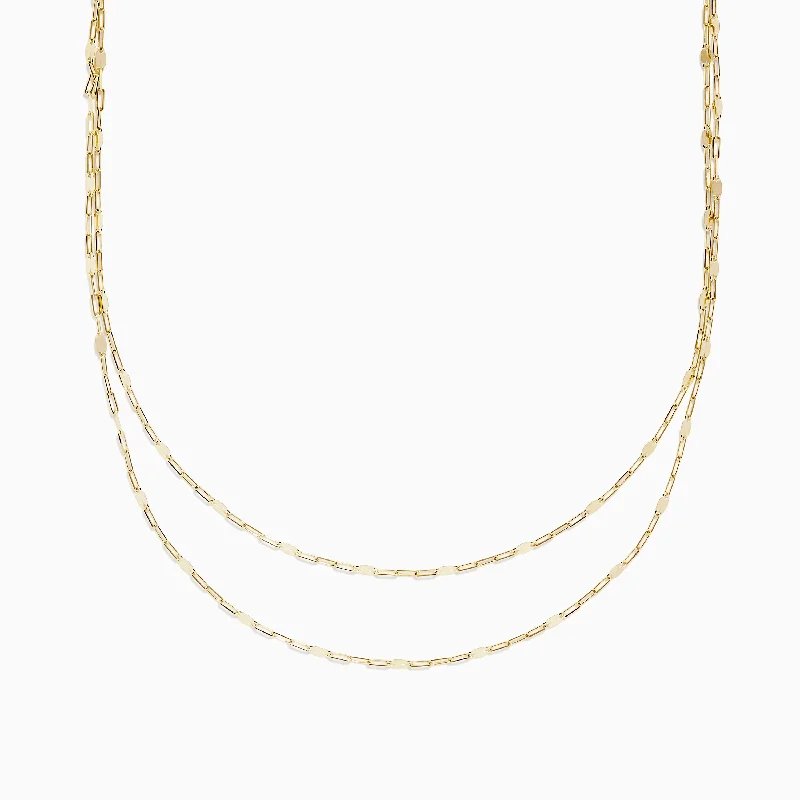 Exclusive Jewelry Sale – Limited-Time Discounts 14K Yellow Gold 16" Mirror Chain Necklace Exclusive Jewelry Sale – Limited-Time Discounts 14K Yellow Gold 16" Mirror Chain Necklace