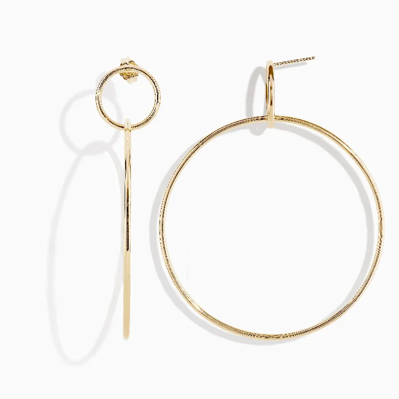 Limited-Time Jewelry Sale – Don't Miss These Deals 14K Yellow Gold Double Circle Drop Earrings Limited-Time Jewelry Sale – Don't Miss These Deals 14K Yellow Gold Double Circle Drop Earrings