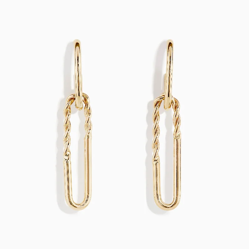 Make Your Outfit Shine With Discounted Jewelry 14K Yellow Gold Hoop and Paperclip Earrings Make Your Outfit Shine With Discounted Jewelry 14K Yellow Gold Hoop and Paperclip Earrings