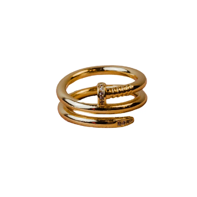 Unique Jewelry For Less – Shop The Sale Now 316L Stainless Steel No Apologies Nail Ring Unique Jewelry For Less – Shop The Sale Now 316L Stainless Steel No Apologies Nail Ring
