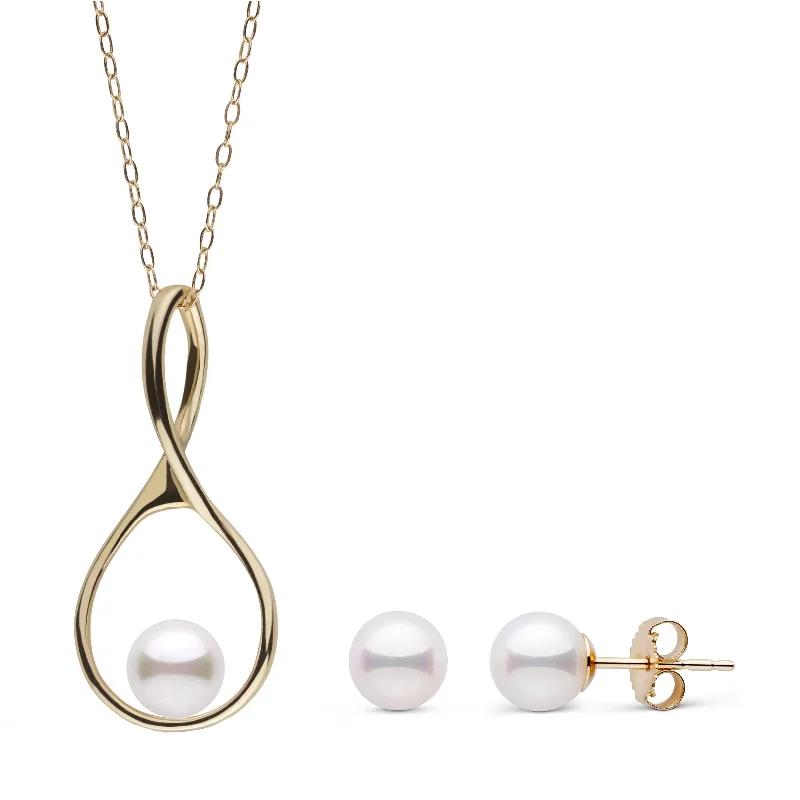 Best Jewelry Sale – Shop Exclusive Designs Now 6.0-6.5 mm Akoya Pearl Wishbone Collection Pendant and Stud Earrings Set Best Jewelry Sale – Shop Exclusive Designs Now 6.0-6.5 mm Akoya Pearl Wishbone Collection Pendant and Stud Earrings Set