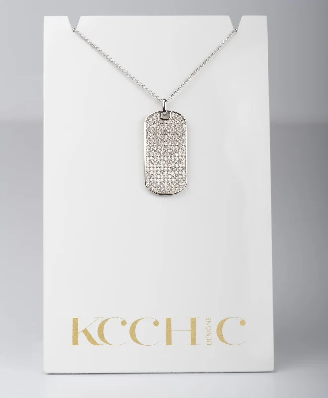 Limited-Stock Jewelry Sale – Once It's Gone, It's Gone Crush Dog Tag
.925 Sterling Silver 4.2 Carat Moissanite Necklace Limited-Stock Jewelry Sale – Once It's Gone, It's Gone Crush Dog Tag
.925 Sterling Silver 4.2 Carat Moissanite Necklace