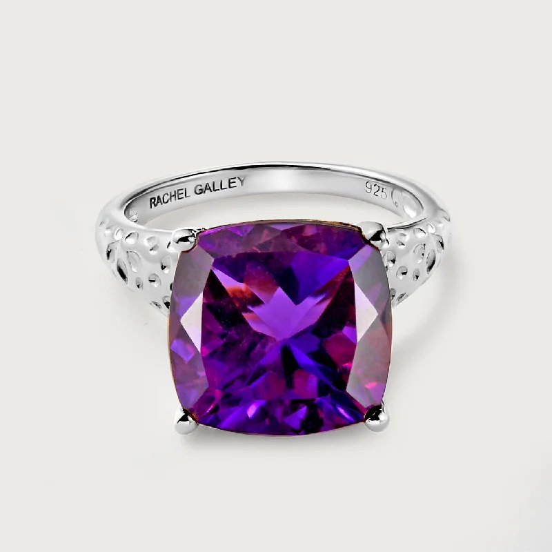 Celebrate With Sparkle – Jewelry Sale Now Live Allegro Amethyst Cocktail Solitaire Ring + Lattice Disc Stud Earrings with Amethyst Celebrate With Sparkle – Jewelry Sale Now Live Allegro Amethyst Cocktail Solitaire Ring + Lattice Disc Stud Earrings with Amethyst