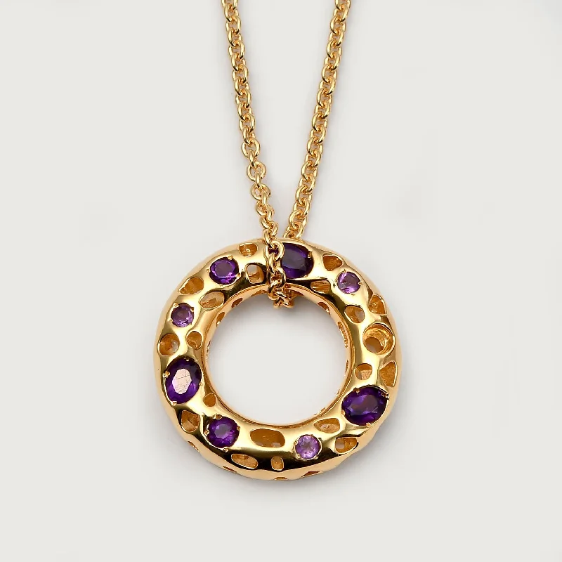 Best Jewelry Deals – Shop Premium Pieces At Great Prices Allegro Loop Pendant with Amethyst + Lattice Disc Stud Earrings with Amethyst Best Jewelry Deals – Shop Premium Pieces At Great Prices Allegro Loop Pendant with Amethyst + Lattice Disc Stud Earrings with Amethyst
