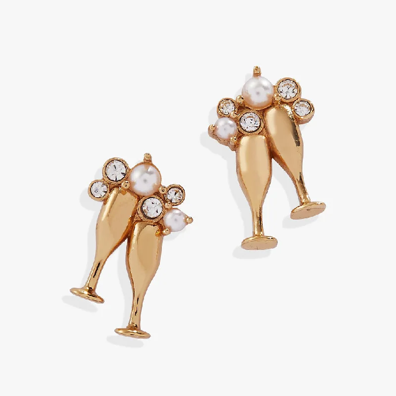 Jewelry Sale Alert – Shop Timeless Elegance Today Champagne Stud Earrings
