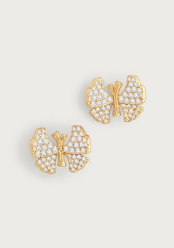Make Every Moment Shine – Jewelry Discounts Available Butterfly White Pavé Stud Earrings Make Every Moment Shine – Jewelry Discounts Available Butterfly White Pavé Stud Earrings