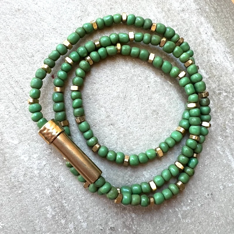 Premium Jewelry, Premium Discounts – Act Fast Cactus Green Shine Wrap Bracelet / Wish Necklace Premium Jewelry, Premium Discounts – Act Fast Cactus Green Shine Wrap Bracelet / Wish Necklace